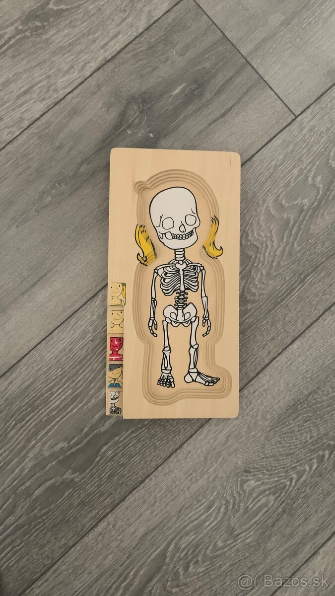 Drevené puzzle goki - ľudské telo - 6