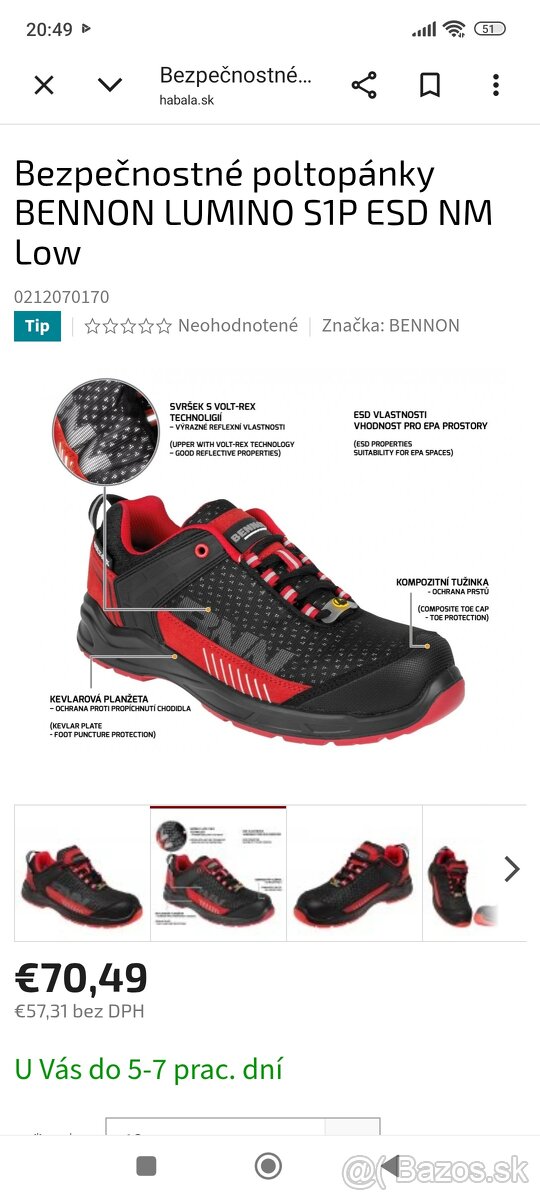 Pracovná bezpečnostná obuv - 6