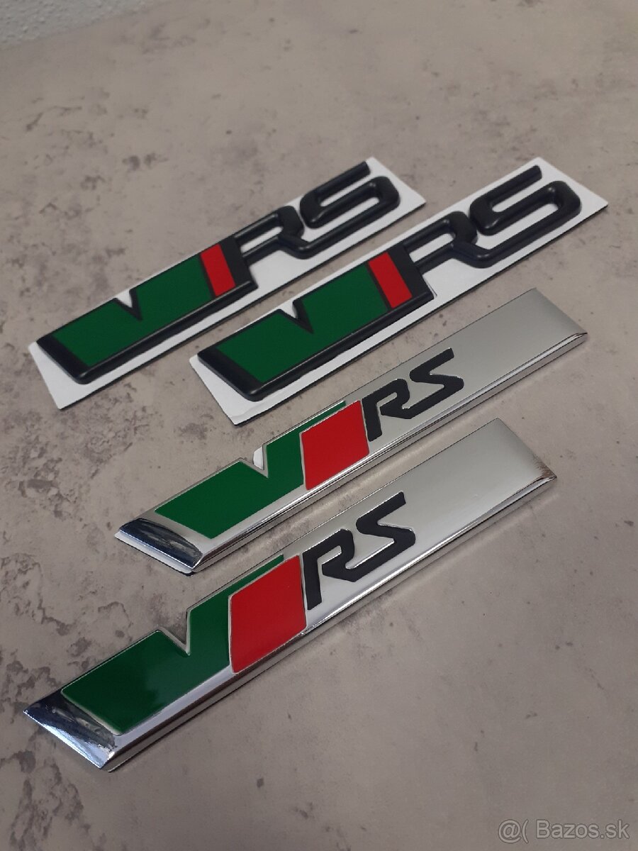 Škoda RS / VRS / V RS emblém - 6
