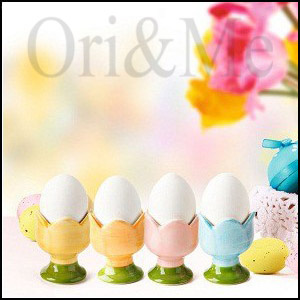 4-dielna keramická sada držiakov na vajíčka - 6