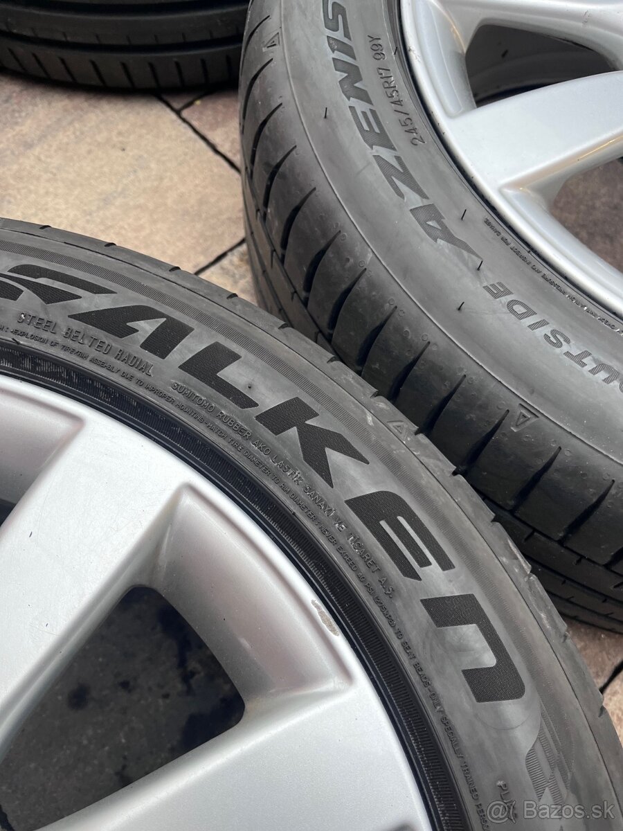 Originálne hliníkové disky Audi R17, 5x112 - 6
