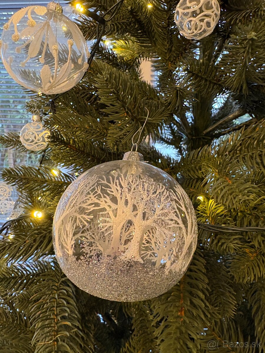 súprava jemných vianočných gulí - 6