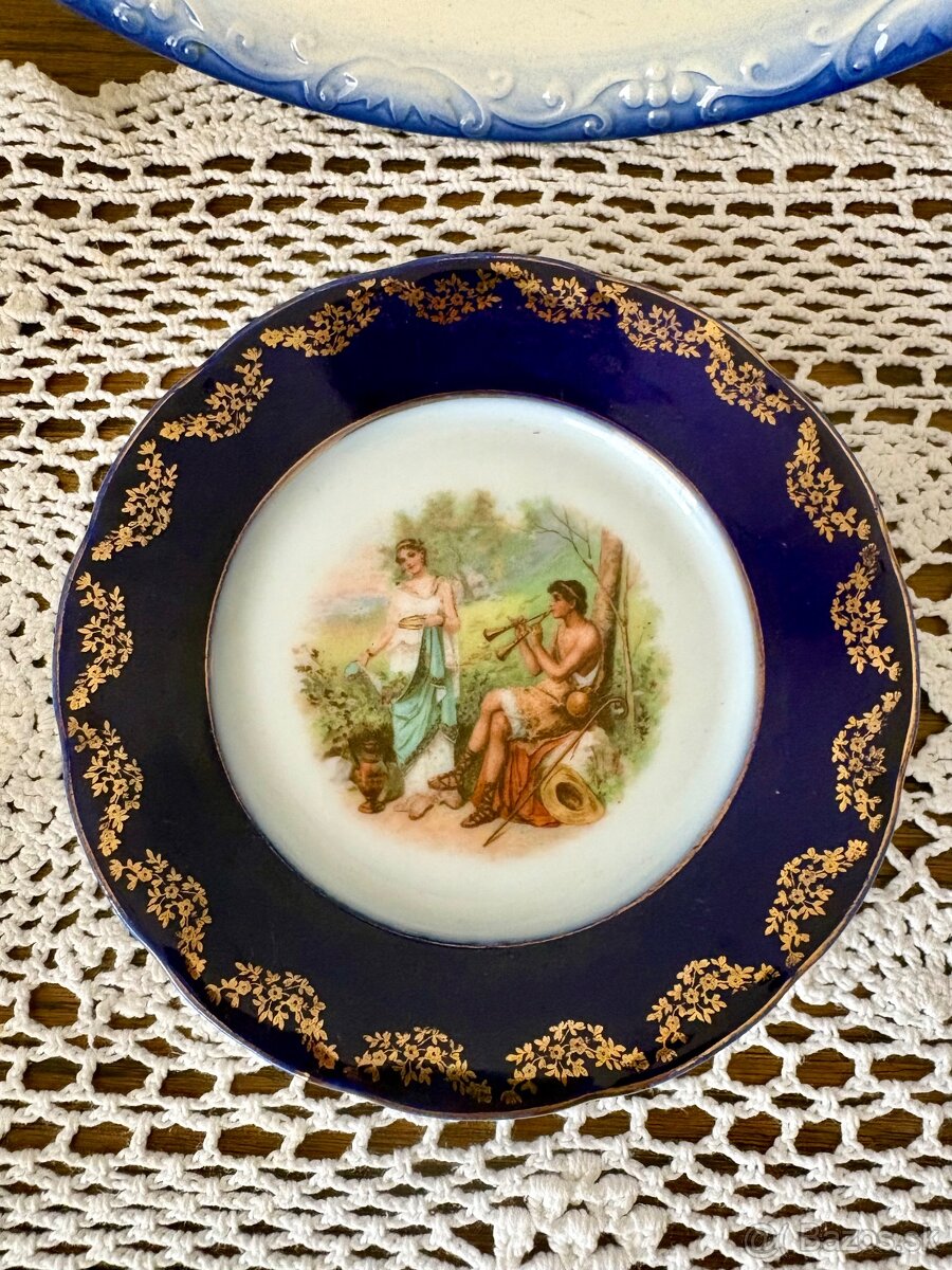 MODROBIELY PORCELÁN A SKLO DO ZBIERKY - 6