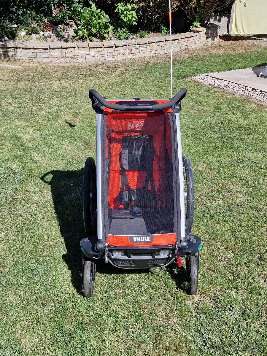 Predám cyklovozík THULE chariot cross - 6