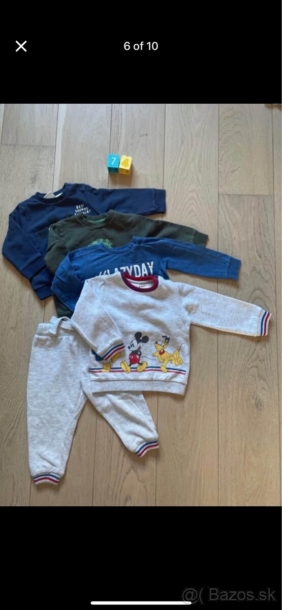 Balík oblečenia chlapec jeseň/zima č. 74 - 6