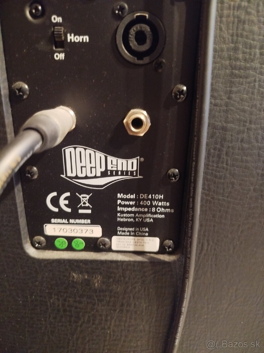 Predám bssagitarovu zostavu Kustom - 6