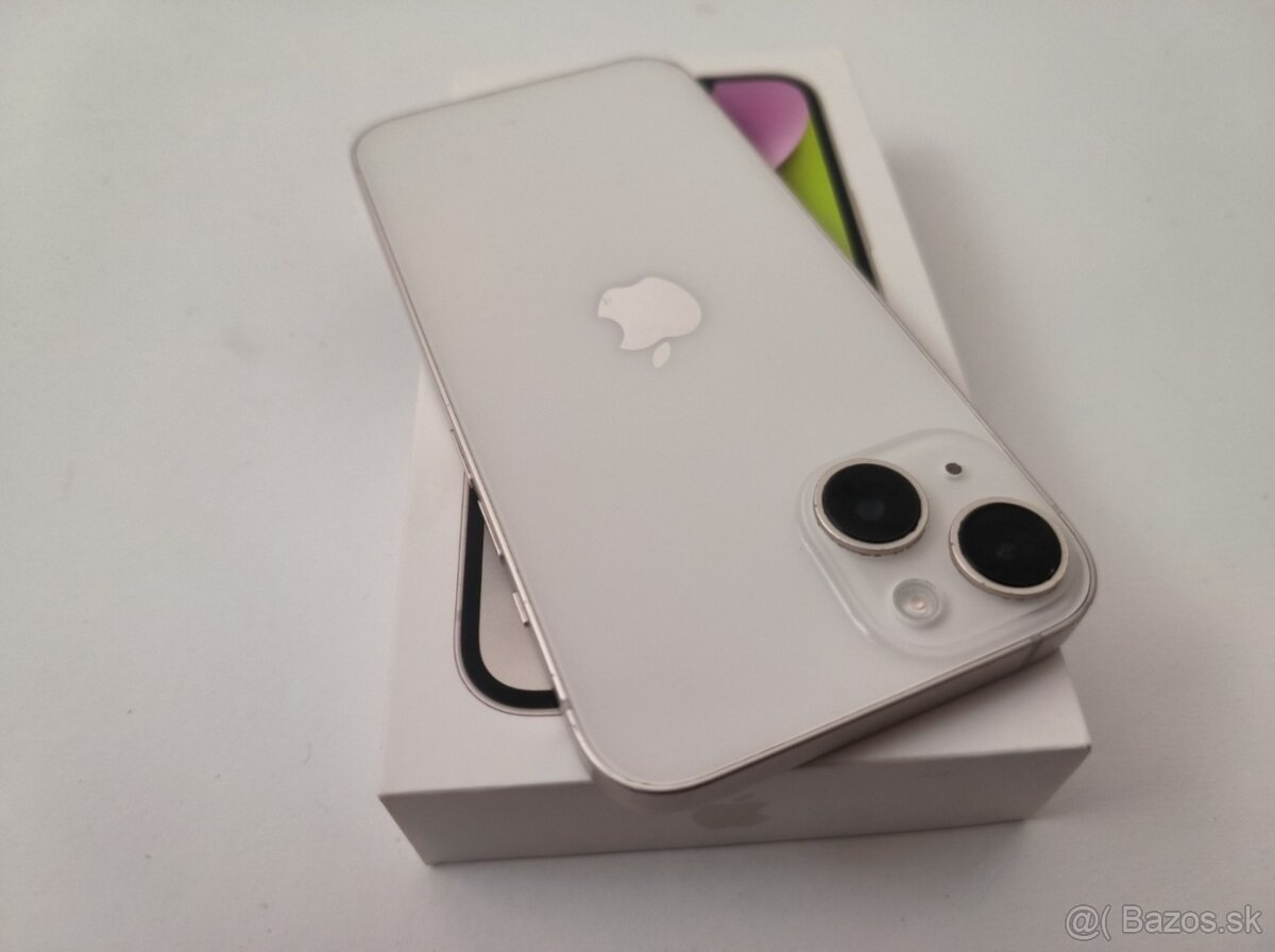 apple iphone 14 128gb Starlight / Batéria 100% - 6