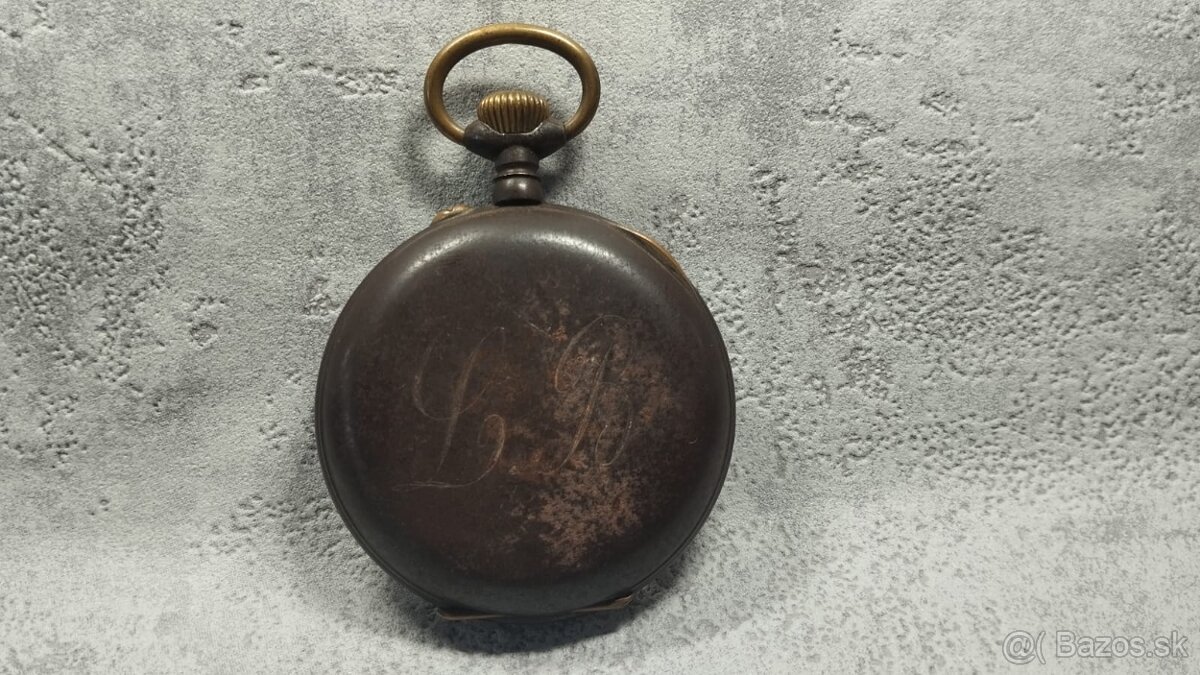 elké kapesní hodinky zřejmě zn. Régulatéur. 67mm, 188g - 6