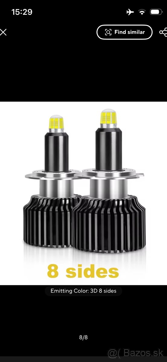 Predám extra silne led žiarovky h7 - 6