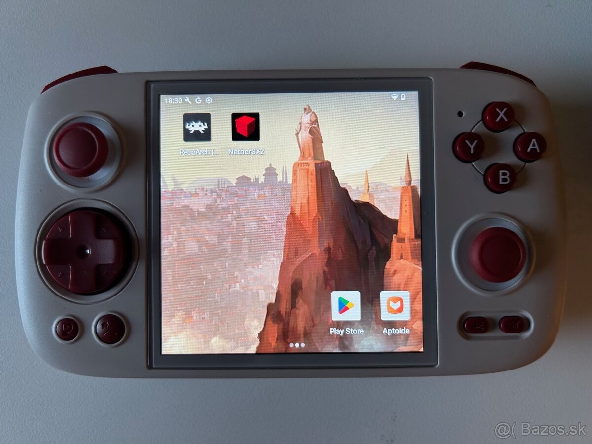 Retro herná konzola Anbernic RG Cube + pevný obal - 6