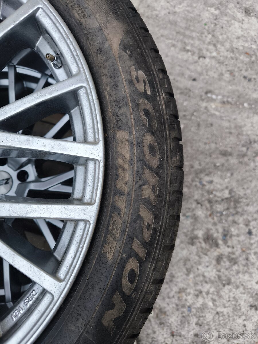 Alu AEZ PANAMA R21 5x112 ET 33 + zimne gumy Pirelli Scorpion - 6