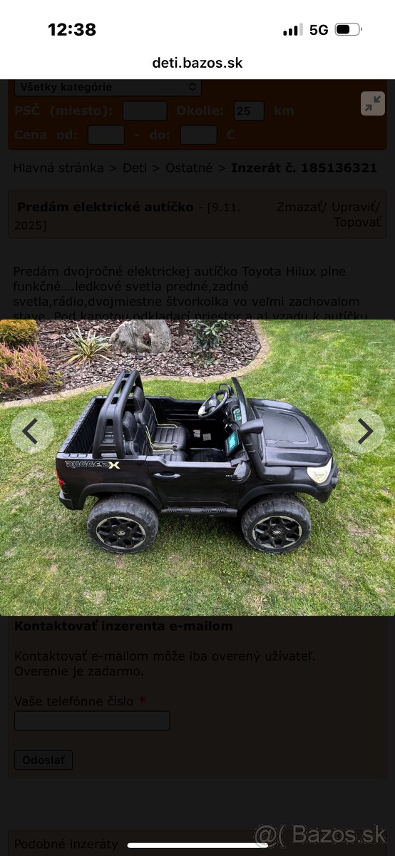 Predám decké elektrické autíčko - 6