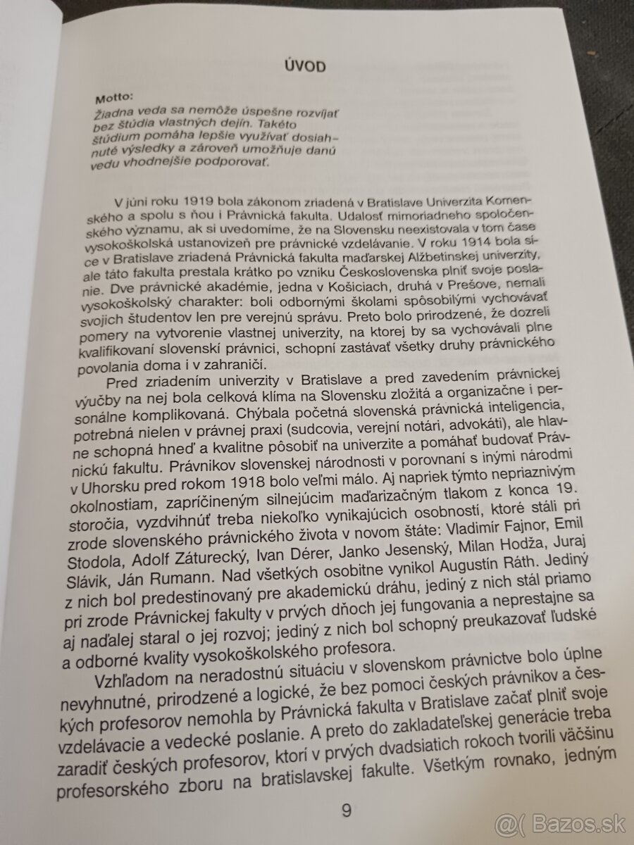 Predám knihy Právnici na univerzite Komenského v Bratislave - 6