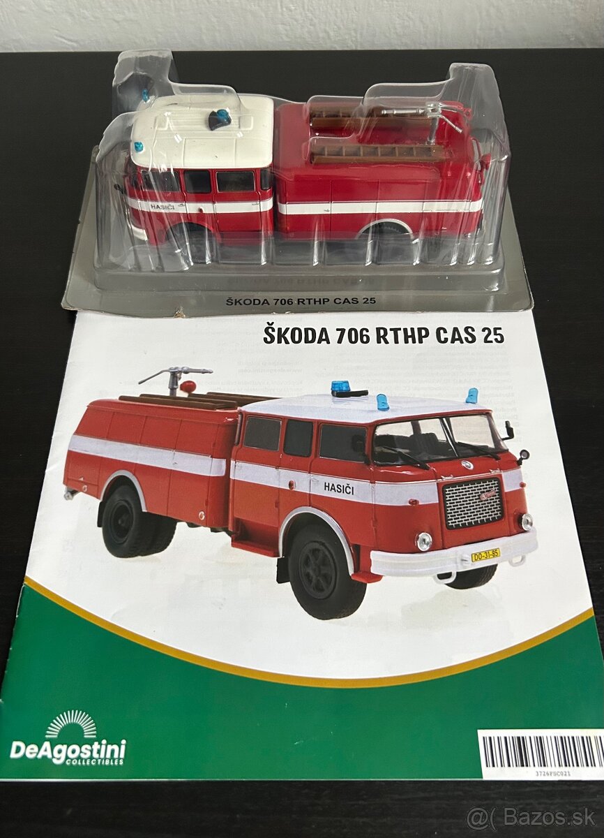 ŠKODA 706 RTHP CAS 25 Hasiči 1:43 DeAgostini - 6