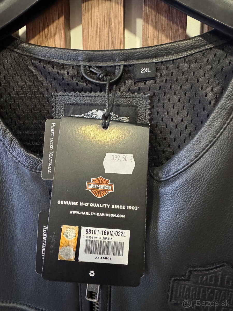 Kožená bunda a vesta Harley davidson - 6