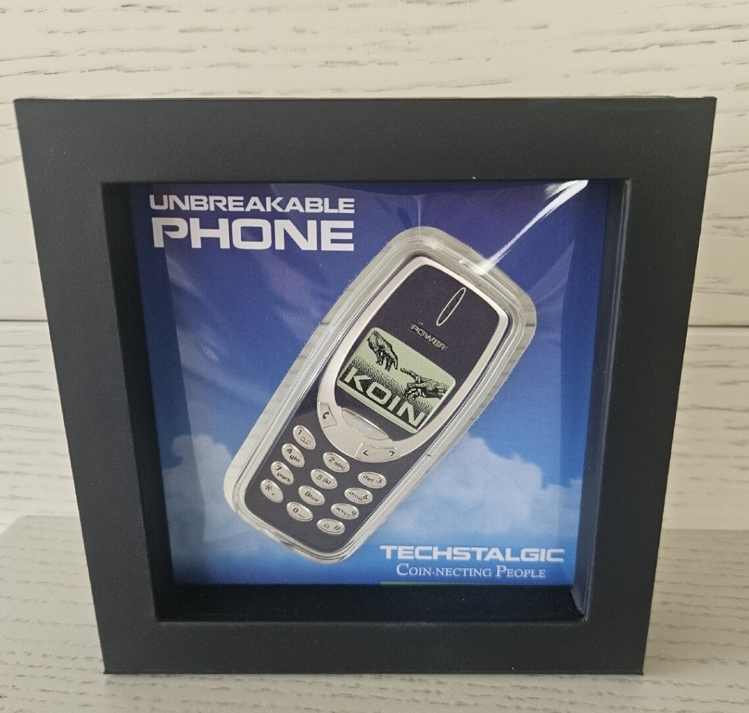 Strieborna minca- telefon Nokia 3310 - 6