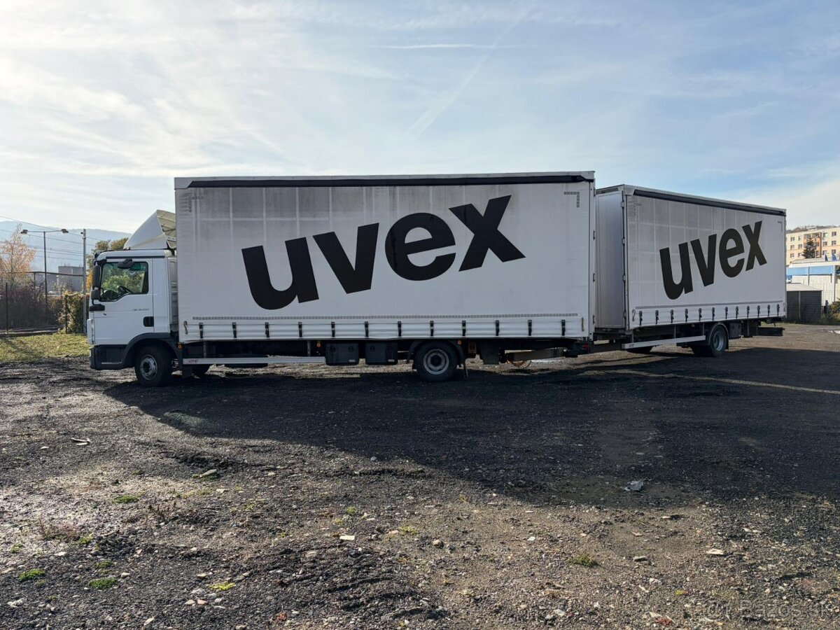 MAN TGL 12.250 + přívěs G.T.S. průjezdová souprava - 6