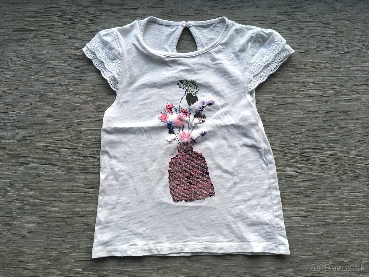 dievčenské tričká a šaty, velkosť 128 - 6