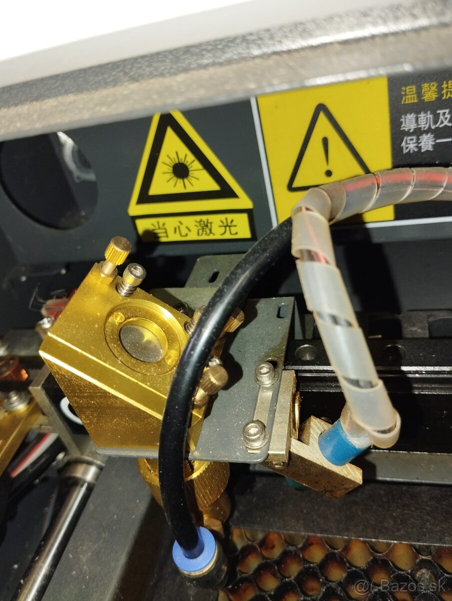 Laserový ploter CO2 40W 40x40cm + Red-Dot + Air-Assist + Prí - 6