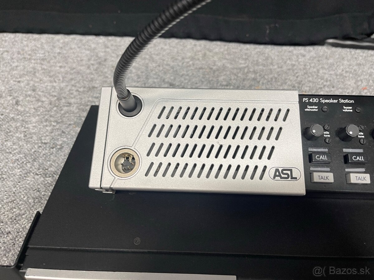 ASL Intercom zakladna stanica + speker stanica + Clear Com - 6