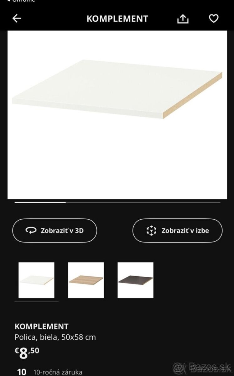 Predám skriňu PAX s dvierkami - IKEA - 6