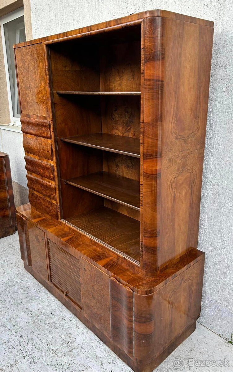 art DECO kabinet / sekretár - 6