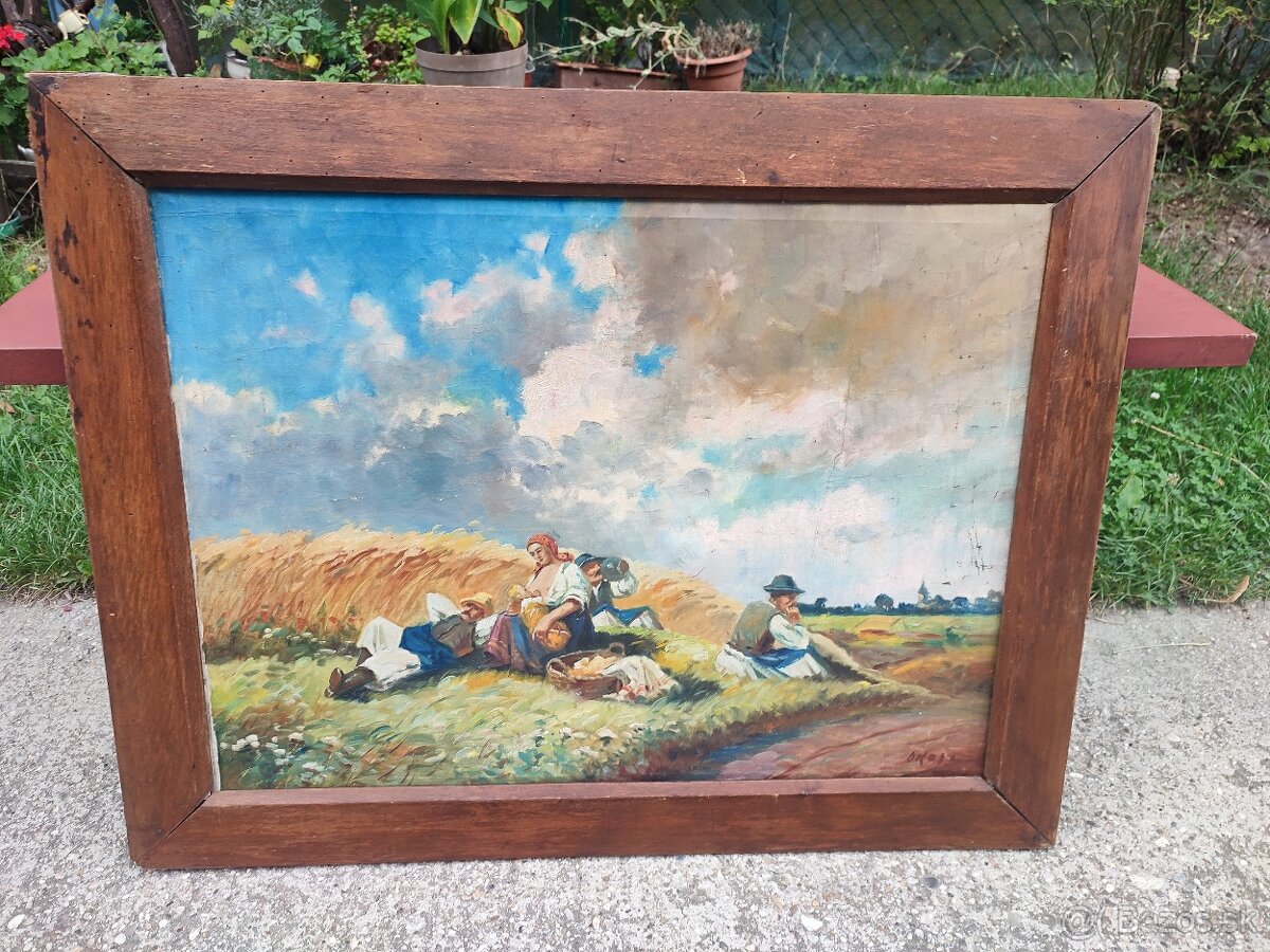 Obraz vidiecka scena - 6