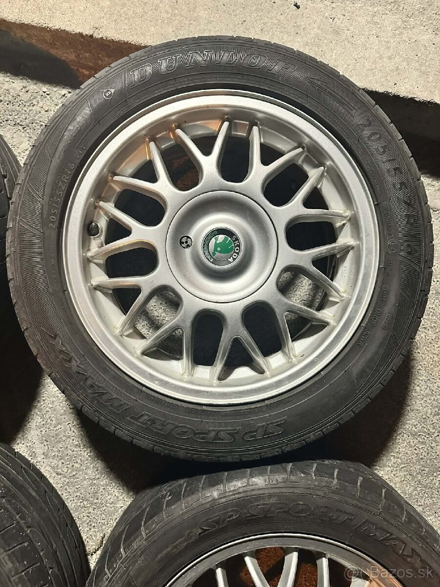 Elektróny Škoda R16 5x100 6.5j et42 - 6