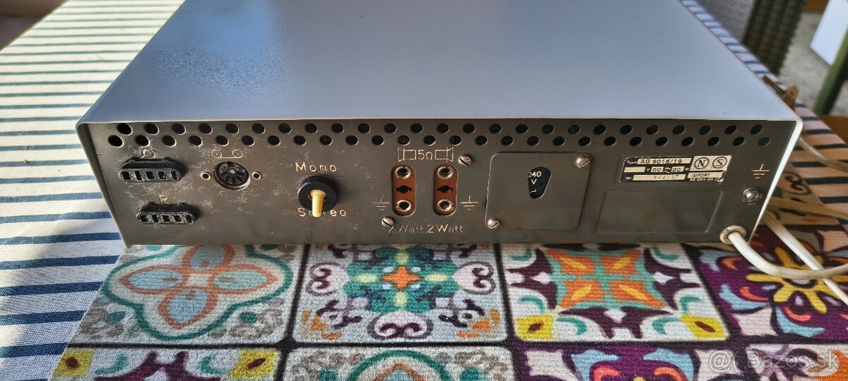 Philips AG9016 elektronkový Stereo zosilovač - - 6