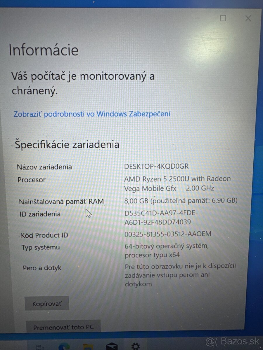 Huawei MateBook D – Ryzen 5 / 8GB RAM / SSD - 6