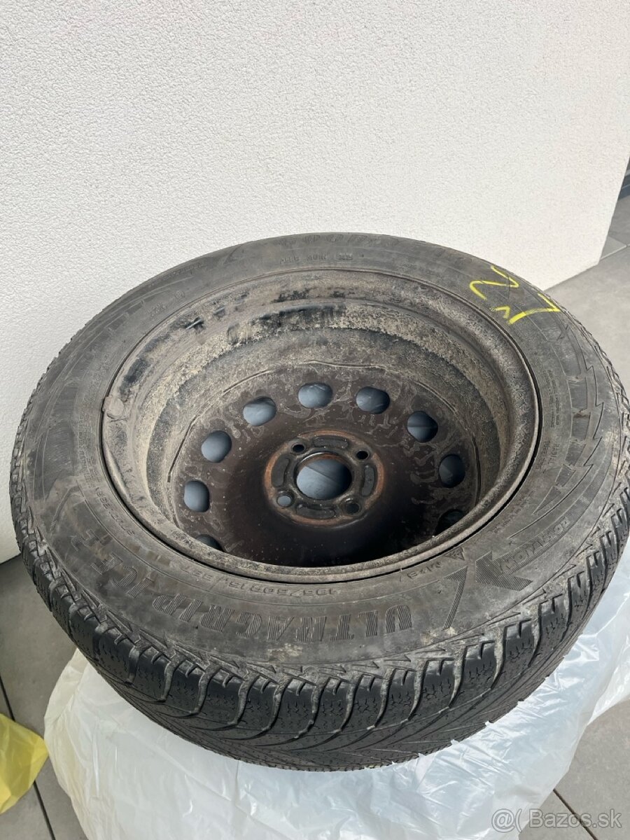 Použitá zimná pneumatika na diskoch 15R - 6