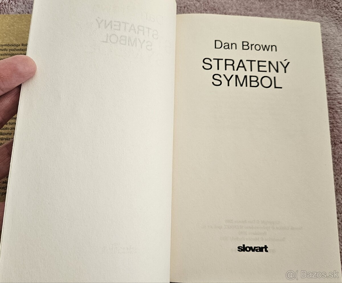 Kniha Dan Brown Stratený symbol - 6