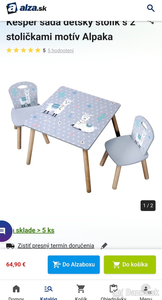 Detský stolík so stoličkami Kesper - 6