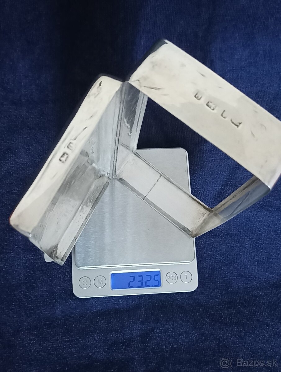 Investičné striebro-šperkovnica/humidor 1902–UK-582g - 6