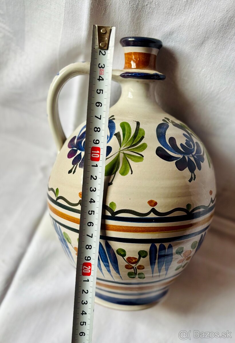 Ručne maľovaný keramický džbán - 6