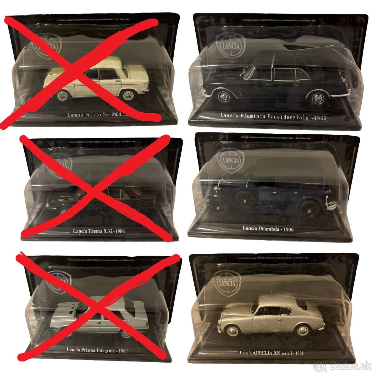 Zberateľské kovové modely Lancia v mierke 1:43 - 6