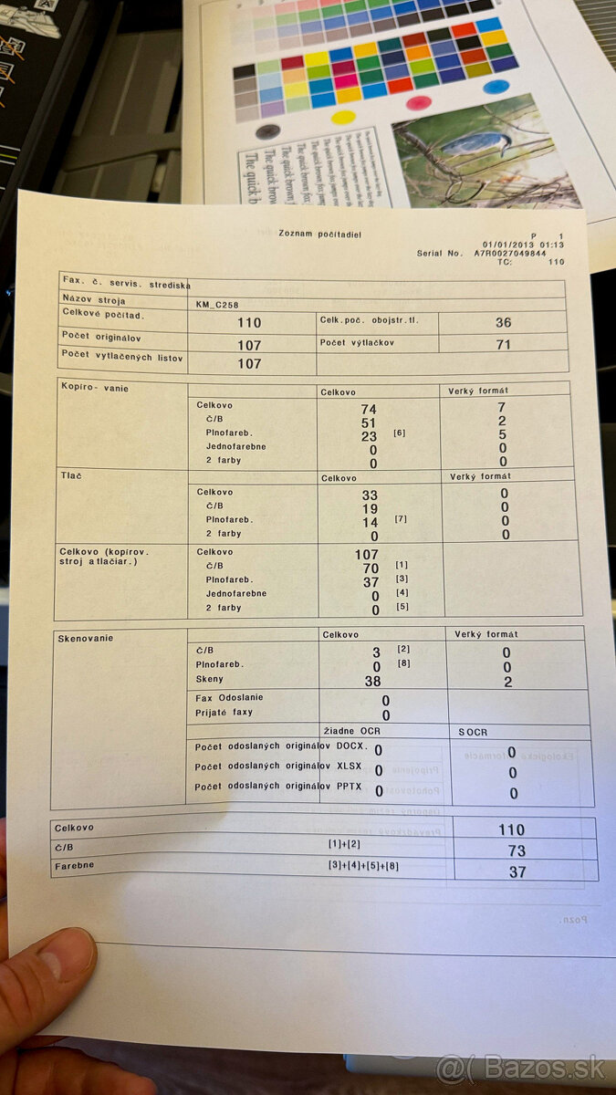 Konica Minolta C258 - farebná A3 - 6
