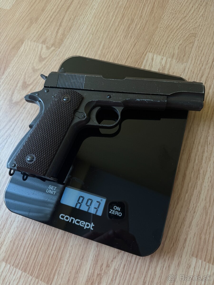 CyberGun airsoft pištoľ GBB COLT 1911 GBB CO2 - 6