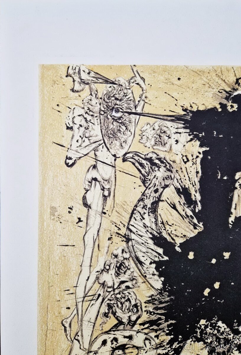 Salvador Dali - Chimera of Chimeras (podpísané Dalim) Litho. - 6