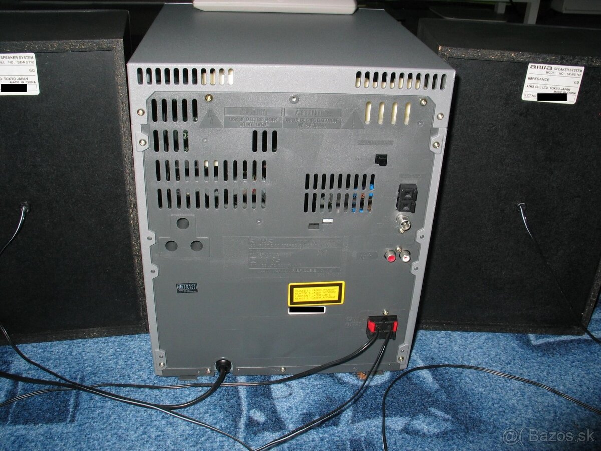 Hifi systém Aiwa NSX-S111, menič na 3 CD - 6