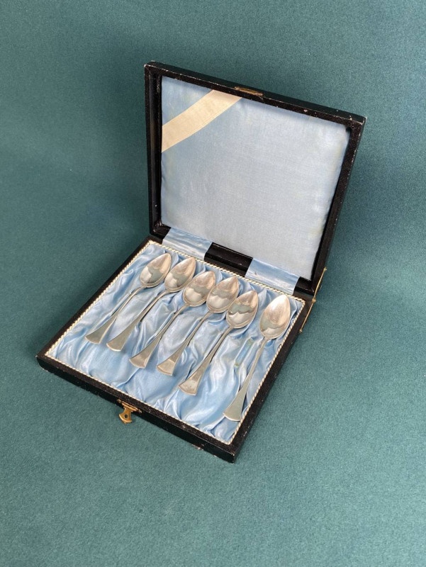 Strieborné čajové lyžičky - 6