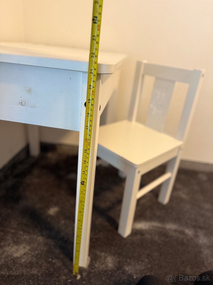 Detský stôl a stolička do 6 rokov IKEA - 6