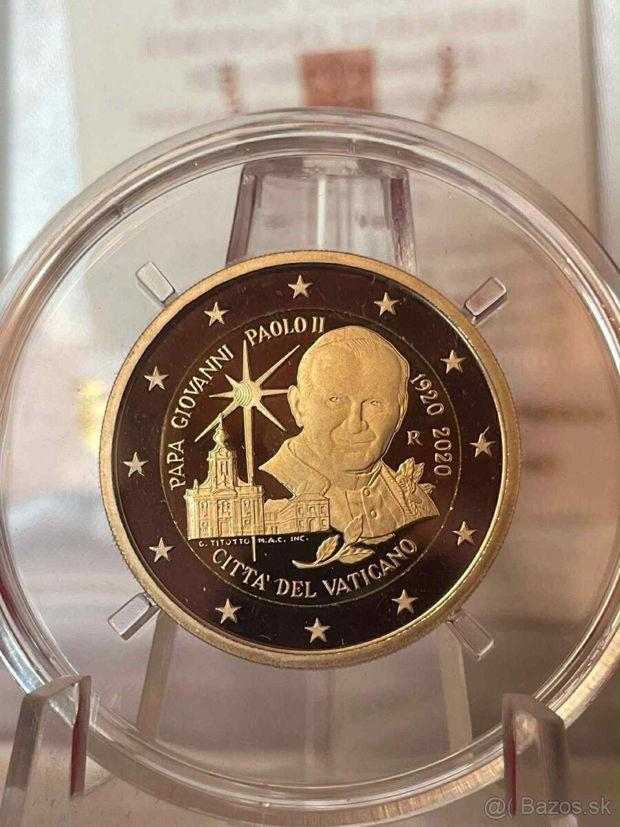 Pamätné 2€ mince Vatikán Proof - 6