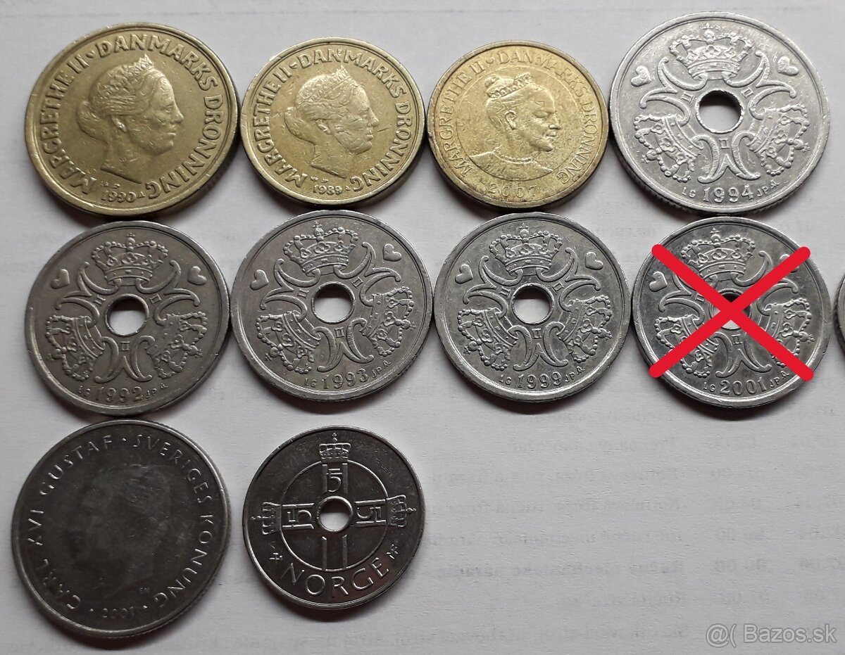 Mince - rôzne štáty - 6