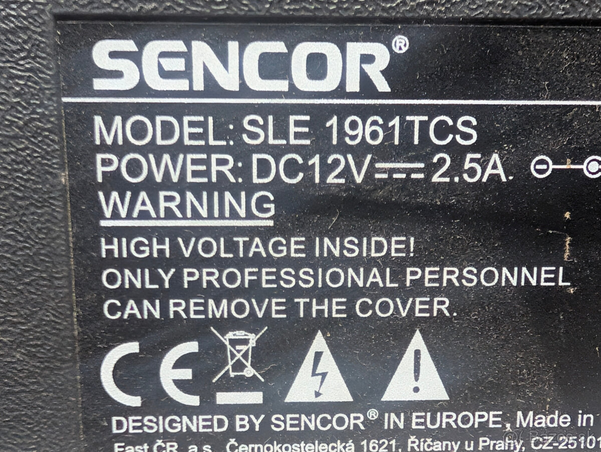 19" Televízor Sencor s DVB-T2/S2 - 6