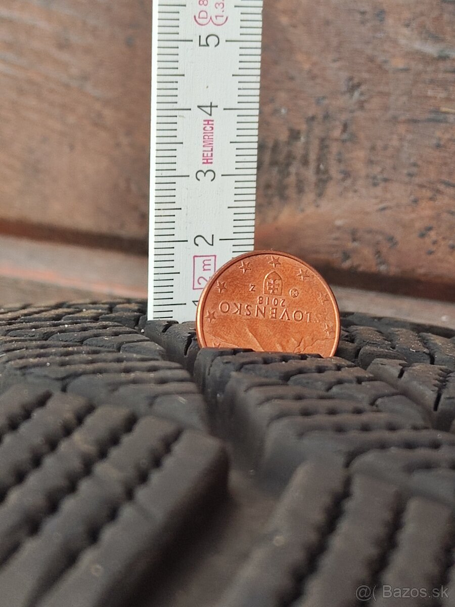 Zimné pneu 205/55/R16 91H + plech. disky+sneh. reťaze - 6