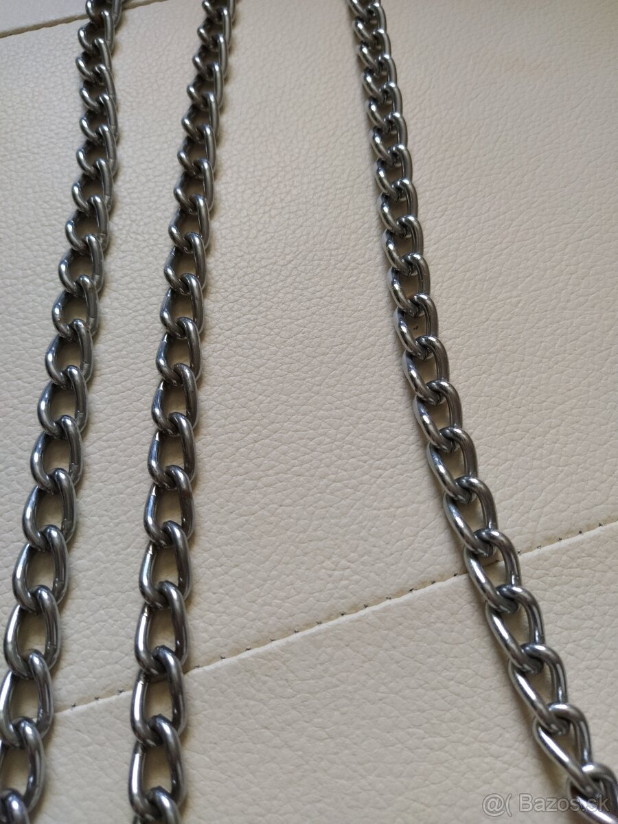 NOVÁ kovová vôdzka pre psov 2m 3cm (osobný odber) - 6