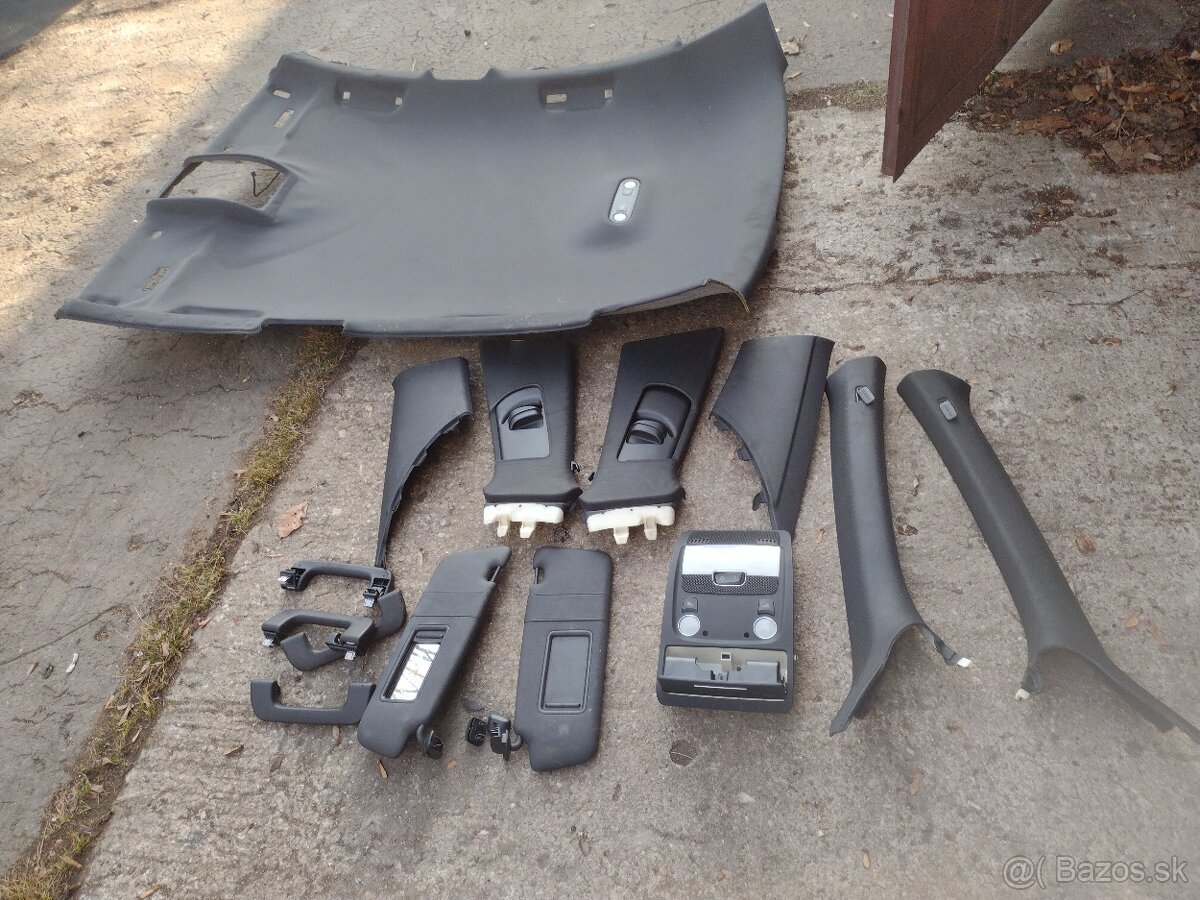 Audi A4 b8 sedan černá stropnice s plastama - 6