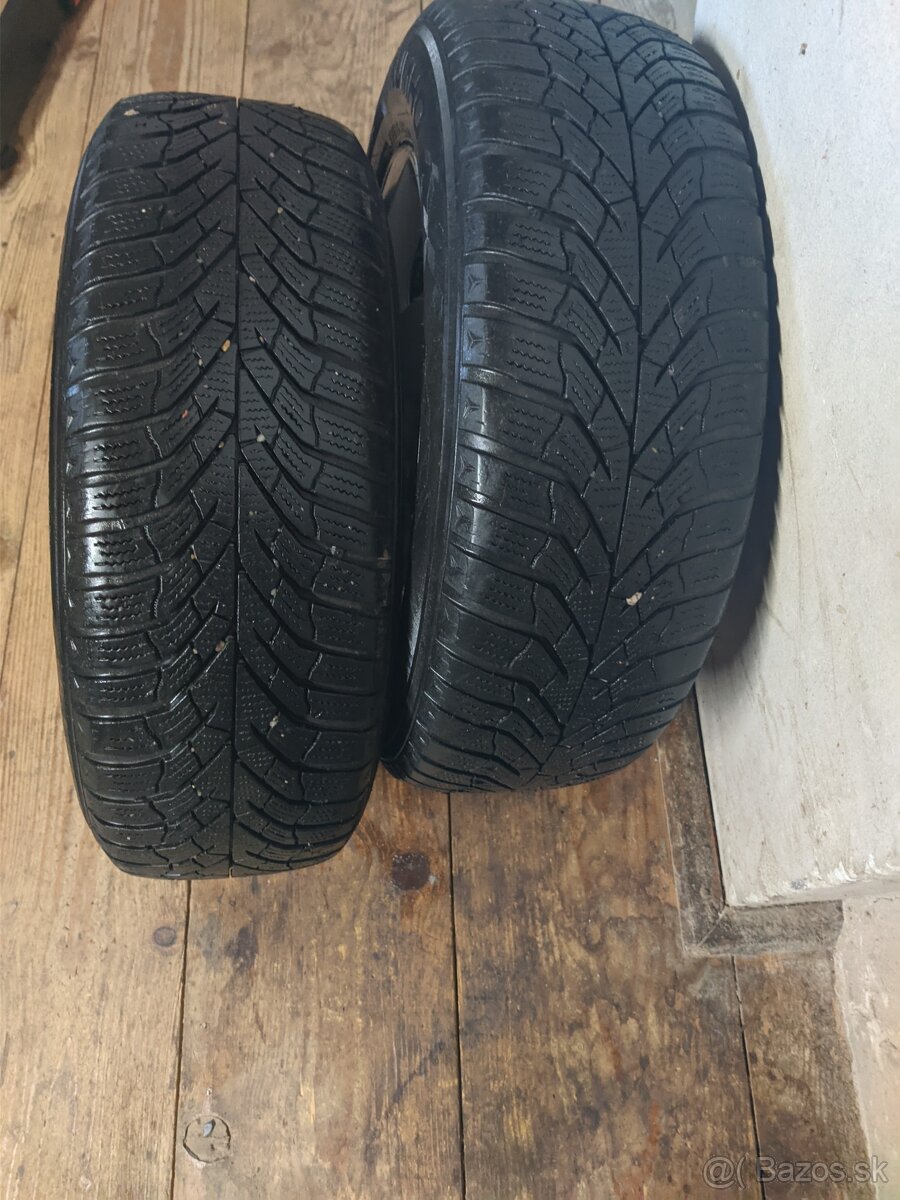 Zimne Kumho 195/65/r15 na diskoch - 6
