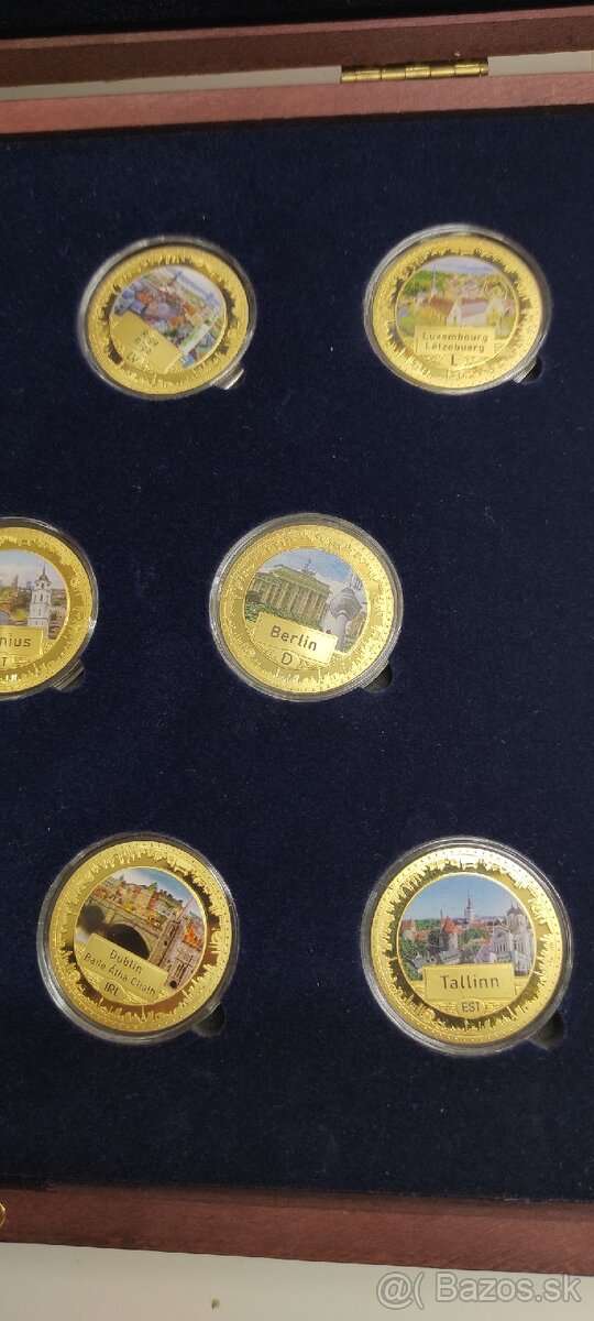 Mince EU miest pozlatene - 6